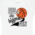 thumbnail image 4 of Inktastic Little Sister and Biggest Fan Basketball Player Girls Baby Bodysuit, 4 of 5