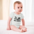 thumbnail image 3 of The Prince Has Arrived - Baby Clothes - Funny Newborn Bodysuit Outfits for Boys White-style-1 9months, 3 of 7