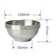 thumbnail image 2 of Vajilla de picnic de gran capacidad para exteriores, cuenco de doble capa PureTi, 450ml, 2 of 8