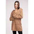 thumbnail image 4 of ZENANA Hooded Open Front Sweater Cardigan, 4 of 11