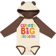 thumbnail image 3 of Inktastic Cutest Big Sis To Be Girls Long Sleeve Baby Bodysuit, 3 of 5