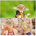 thumbnail image 3 of RUNROTOO 10 Pcs Mini Woven Dolls Hats Wheat Straw Photo Props Decorative Use Handmade For Dolls, 3 of 6