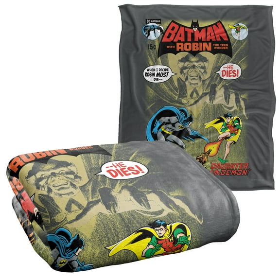 Batman #232 Cover Officially Licensed Silky Touch Super Soft Throw Blanket 50' x 60'