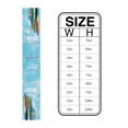 thumbnail image 6 of Table Runner Dresser Scarves 36 Inch Long, Summer Beach Vacation Surfboard on Blue Wood Linen Dining Table Runners Seaside Palm Tree RVs Tabletop Scarf for Wedding Holiday Party Kitchen, 6 of 7