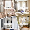 thumbnail image 2 of SANMADROLA Pink Curtains for Living Room 84 Inches Long Pom Pom White Sheer Curtains for Girls Room Nursery Curtains Double Layer for Toddler Bedroom Grommet Room Darkening Window Panels 52 x 84 Inch, 2 of 10