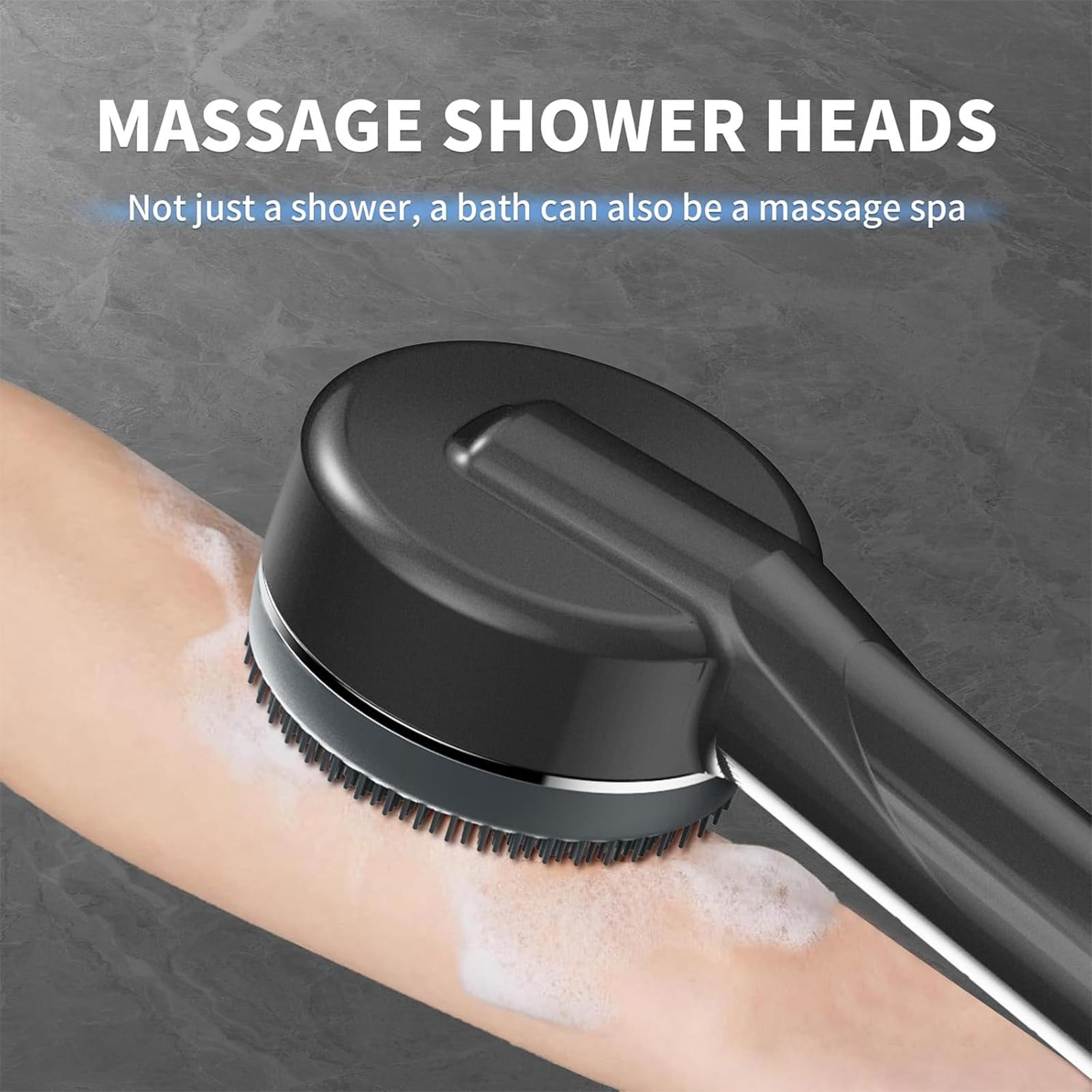 Filtered Shower Head with Handheld - High Pressure 3 Spray Modes Showerhead with Filters,Built-in Hose Connector, Water Saving, for Hard Water RV Home Camper Travel Trailer