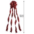 thumbnail image 3 of SUTENGDA Large Glitter Candy Cane Stripe Ribbon Christmas Tree Topper Bow and 12  Bows  13 Pieces, 3 of 5