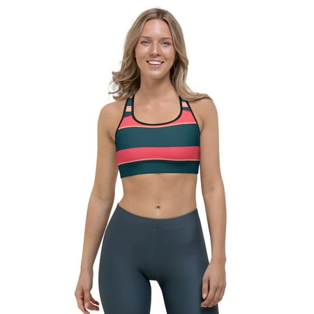 

Women’s Plaid Pattern Soft Colorful Comfortable Sports bra