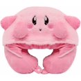 thumbnail image 5 of Almohada cervical en forma de U, almohadilla de viaje rellena de felpa rosa, 5 of 5