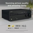 thumbnail image 6 of Open Box Sony STR-AN1000 7.2 Ch Surround Sound Home Theater 8K A/V Receiver: Dolby Atmos, DTS:X, Digital Cinema Auto Calibration IX, Bluetooth, Wi-Fi, Google Chromecast, Apple AirPlay, HDMI 2.1, 6 of 11