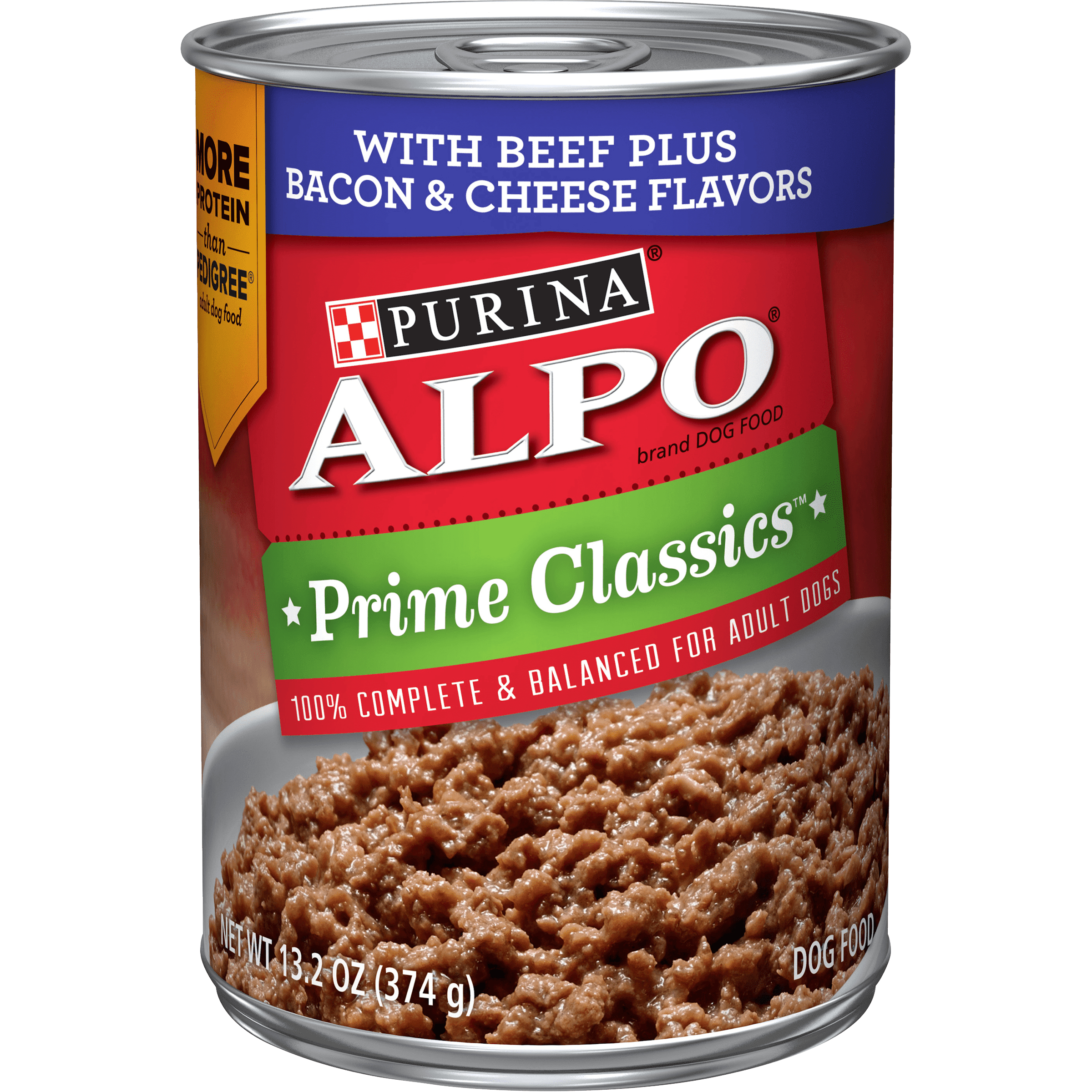 Purina ALPO Pate Wet Dog Food, Prime Classics With Beef ...