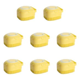 thumbnail image 1 of Guantes Masaje para Baño Cepillo Con Caja Champú Silicona Y Gatos () Amarillo, 1 of 4