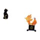 thumbnail image 5 of Estatua de gato de resina, figura decorativa, escultura animal, adorno coleccionable para entrada, estantería, sala de estar, dormitorio, escritor, 5 of 8