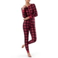 thumbnail image 4 of Fruit of the Loom Women's and Women's Plus Long Underwear Waffle Thermal Union Suit, 4 of 13