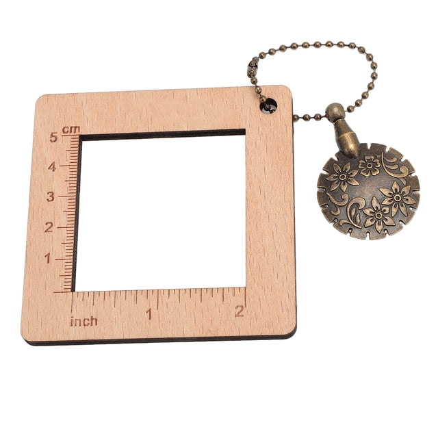 Cortador De Hilo De Metal, Procesamiento Fino Seguro Y Práctico Calibre Para Tejer En Madera Diseño Cuadrado Para Proyectos De Manualidades Y Tejido De Costura