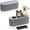 Gray, variant on HUJHKIO Cable Management Box, Organizer Box for Power Strips, Surge Protectors, Chargers, Adapters, TV Computer Wires Cable Hider Box for Home/Office, Gray