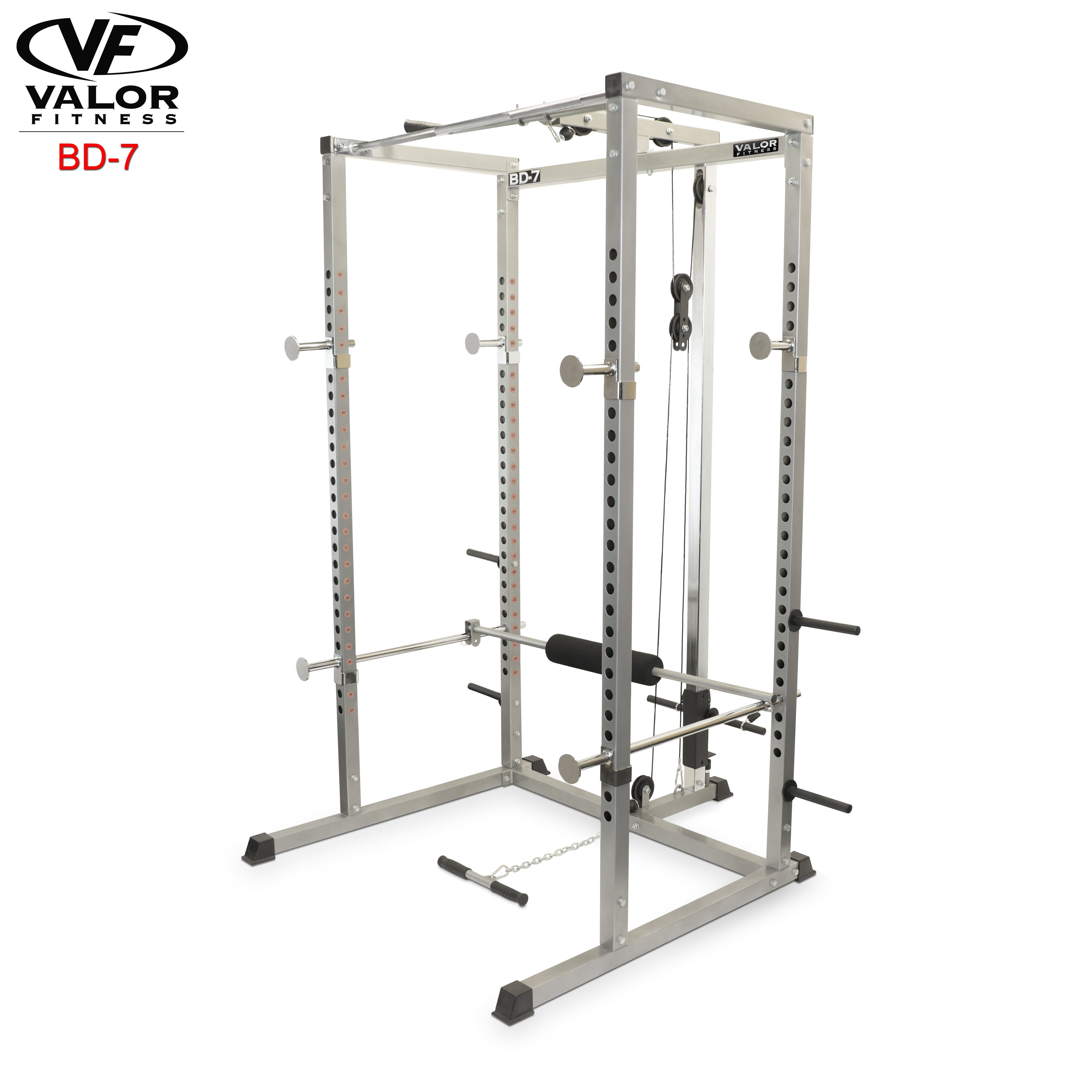 Valor Fitness BD-7 Power Rack with Lat Pull by Valor Athletics Inc.