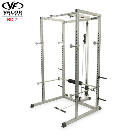 Valor Fitness BD-7 Power Rack with Lat Pull