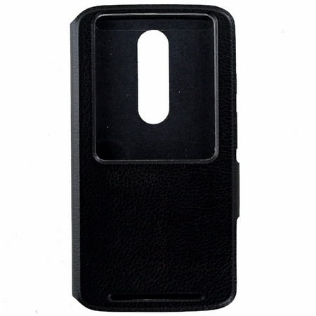 Motorola Flip Case Protective Cover for Motorola DROID Turbo 2  - Black