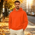 thumbnail image 5 of VBVC Men's Long Sleeve Hoodie with Pockets , Fall Stretchy Pullover Sweatshirt For Men, S-4XL, 5 of 5