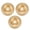 Curved, variant on JWZZYD Angle Grinder Wood Carving Disc Set, 3PCS 3.94" Gold Tungsten Carbide Grinding Wheel with 0.63" Arbor, Heavy-Duty Shaping Disc for Woodworking, Sculpting, Sanding, Inclined surface, 1 Set