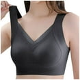 thumbnail image 4 of Women's Bra With Button Up Design No Warm Skin Mesh Underwear Women's Gathering And Adjustment Type Comfortable Without Steel Ring Bra Sports Brawls for Women Breathable Sports Bra Seamless Bras for, 4 of 6