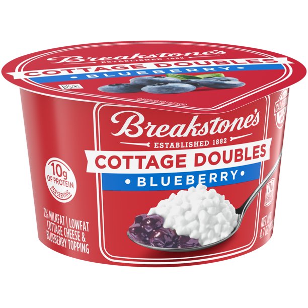 Breakstone's Cottage Doubles Blueberry Cottage Cheese, 4.7 oz Cup