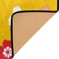 thumbnail image 4 of Flowers Pattern Memory Foam Area Rug 31"x20" Non Slip, Absorbent, Fade Proof for Living Room, Bedroom, Office, 4 of 7