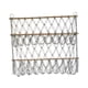 thumbnail image 5 of Hamaca de macramé suave para colgar juguetes de peluche, organizador de red para animales de peluche, hamaca colgante de mano gris, 5 of 9