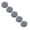 Silver*5, variant on metal scrubbies,5 Pack Stainless Steel Scrubber,Steel Wool Srubber for Scouring Stubborn Messes from Pots and Pans,Stoves,Broiler Racks,Grills and More