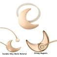 thumbnail image 5 of Paquete de 2 alzapaños para cortinas, alzapaños magnéticos para cortinas, soporte decorativo con forma de luna para decoración de ventanas, 5 of 5