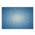 thumbnail image 1 of Vintage Blue Cutting Board, Concentric Stripes with Stars Retro Style Sunburst Effect Abstract Design, Decorative Tempered Glass Cutting and Serving Board, Small Size, Blue and White, by Ambesonne, 1 of 1