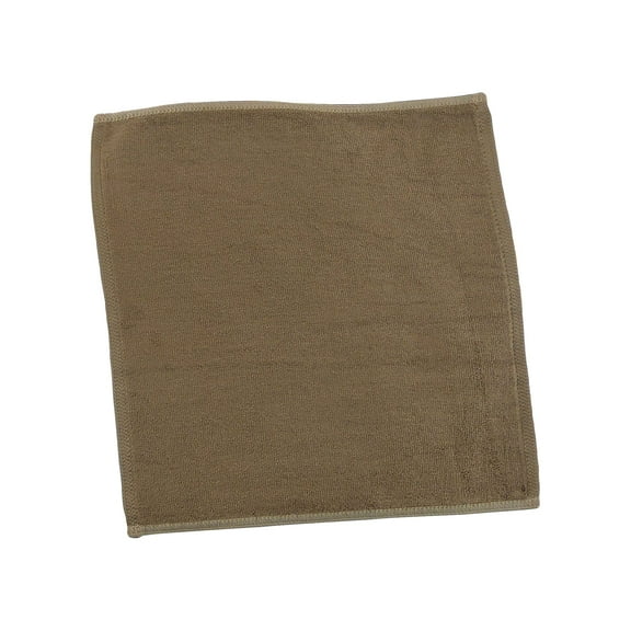 Silky Soft Baby Washcloth / Burp Cloth / Mouth Wipes - 100% Bamboo Rayon - 8 Pack - Coffee Brown