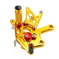 thumbnail image 5 of Racing Adjustable Rearsets Foot Pegs Gold For Kawasaki ZX4R ZX4RR 2022-2024, 5 of 5