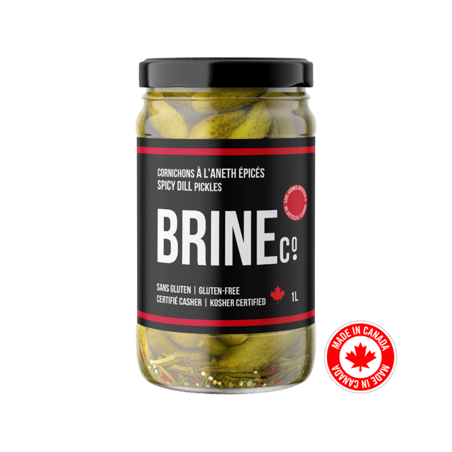 Brine Spicy Dill Pickles 1L Jar
