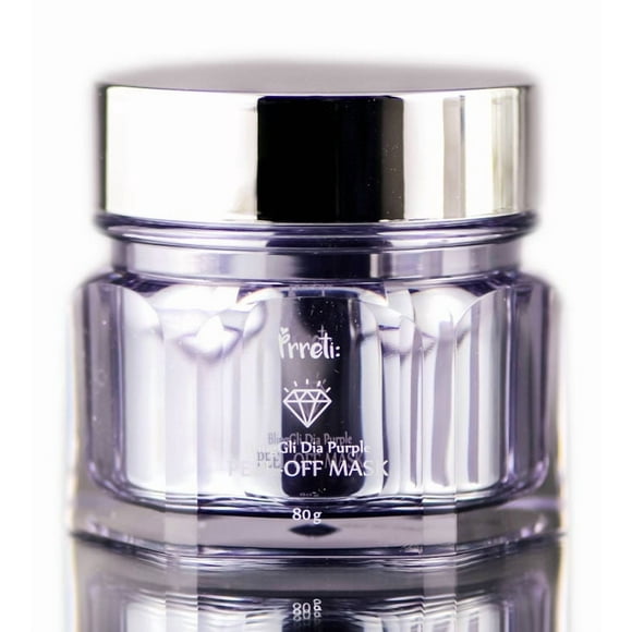 Mascarilla exfoliante Prreti BlingGli Dia 83 ml, color morado