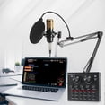 thumbnail image 3 of Electric Capacitor Microphone Set Including Sound Mixer Board for Singing 1Set, 3 of 5