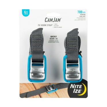 Nite Ize CamJam® Tie Down Strap 6 ft. - 2 Pack
