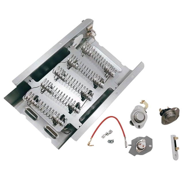 SEWCHICS Heater Element Heating Element Silver ABS for Dryer Home Use 1Set