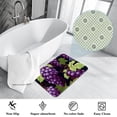 thumbnail image 3 of Grape Indoor Area Rug Carpet Mat - Polyester Non-Slip Machine Washable, 3 of 6
