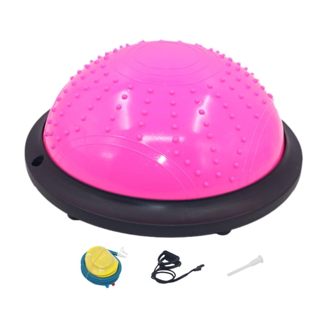 Pelota de equilibrio para entrenamiento de equilibrio con bomba de aire para desarrollar todo el cuerpo Rosa