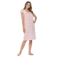 thumbnail image 2 of Casual Nights Women's Short Sleeve Floral And Lace Nightgown, 2 of 5