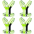 thumbnail image 1 of 4X LED Reflective Running Vest,Adjustable Elastic Running Gear LED Light Up Vest Perfect for Running,Walking, 1 of 6