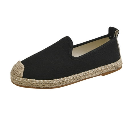 

Casual Shoes for Women Round Comfortable Toe Canvas Single Women Casual Fashion Shoes Weave On Slip Breathable Flat Women S Casual Shoes Women Casual Shoes Canvas Grey 39