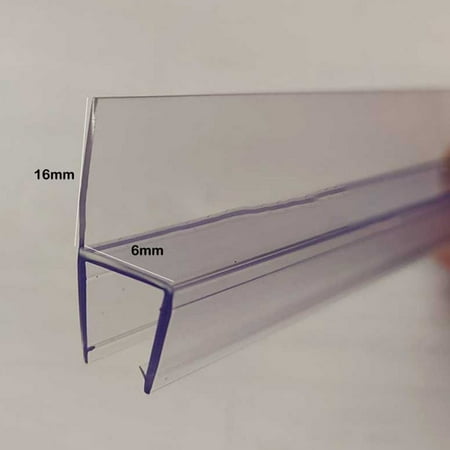 

2pc 50cm replacement seal shower shower door seal 6/8/10/12/15mm water deflector 6MM