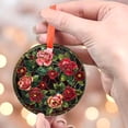 thumbnail image 4 of Roses Ornament Suncatcher Window Hanging Home Decor Garden Halloween Christmas Party Wedding Housewarming Gifts, 2025, Holiday 2025, Festive Home Accent, Memorable Collectible,, 4 of 5