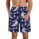 thumbnail image 1 of Balery Abstract Skiing Traje de Baño Estilo Hawaiano para Hombre, Shorts de Secado Rápido con Bolsillos-3X-Large, 1 of 6