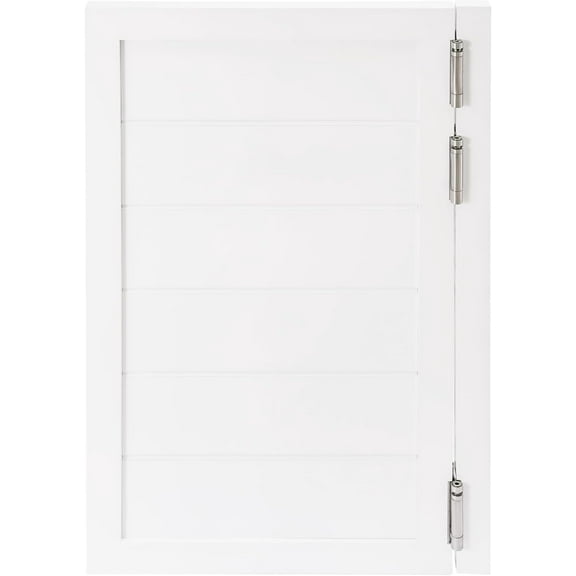 23.6x35.4in Swinging Door Cafe Doors,Interior Solid Wood Swing Door with 3 Spring Hinges,Retro Porch Single Half Saloon Door for Kitchen Entrance Partition Room Aisle (White)