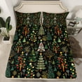 thumbnail image 2 of Feelyou Green Xmas Tree Twin Sheet Set, Princess Fairy Tale, 2 of 7