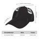 thumbnail image 2 of Fotbe Gothic Skull Drape Gorro Clásico de Béisbol, Gorra Ajustable con Broche Snapback, Gorro de Exterior de Algodón Suave, 2 of 6